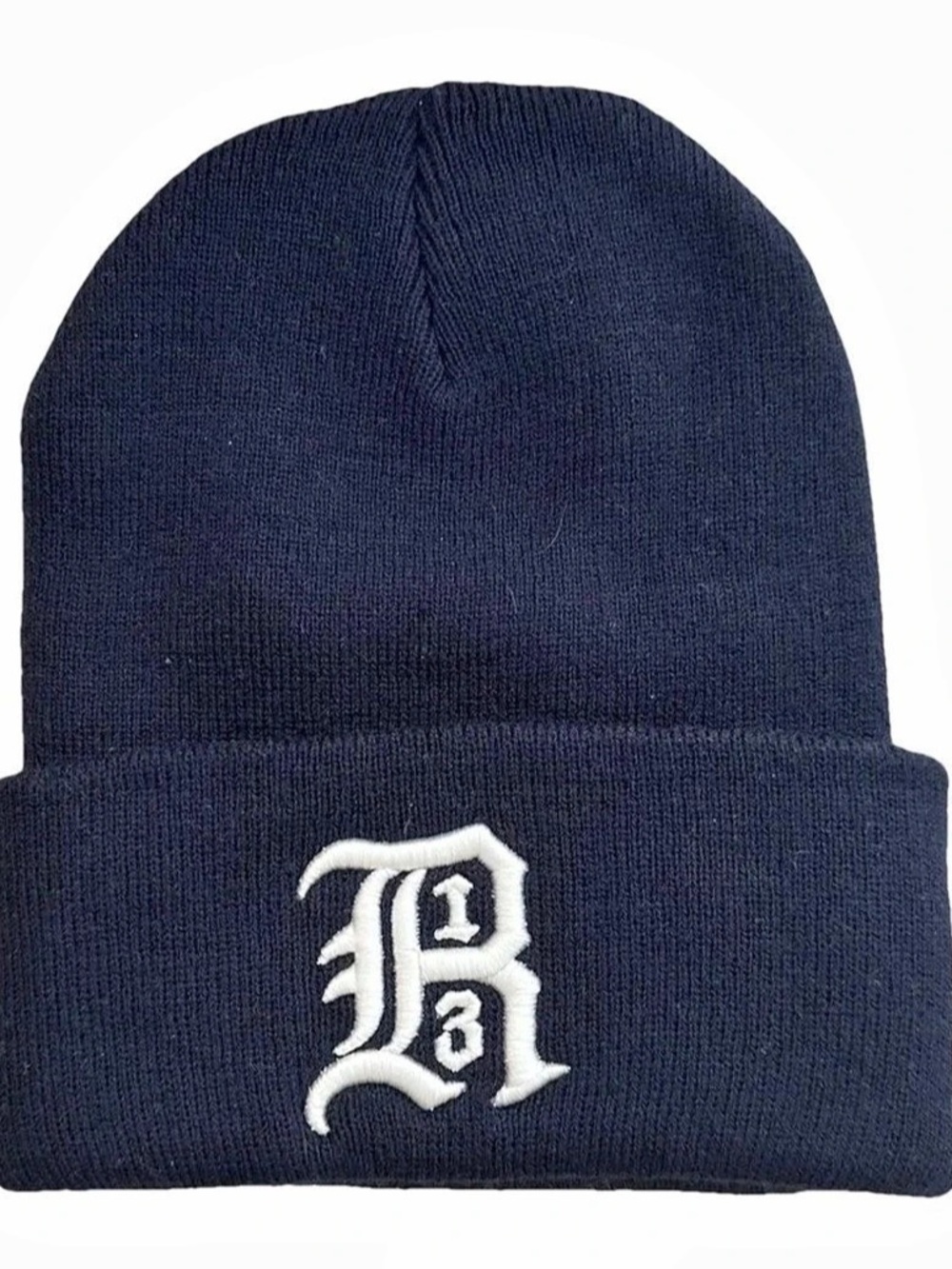R13 Beanie W/ Embroidery Blue
